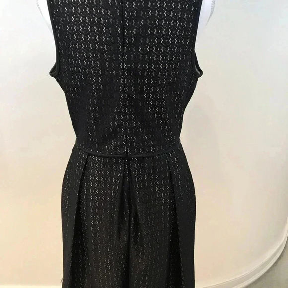 NWT max studio black sleeve dress lace overlay - Picture 5 of 7